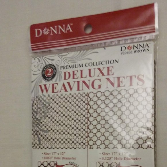 DONNA #22402, Brown Premium Collection Deluxe Weaving Nets, 2 pcs., NEW-Last ONE - Picture 5 of 5
